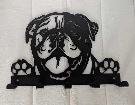 English Bulldog Lead/Key holder