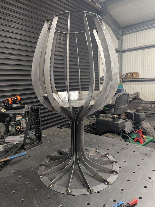 Wine Glass shaped Fire Pit