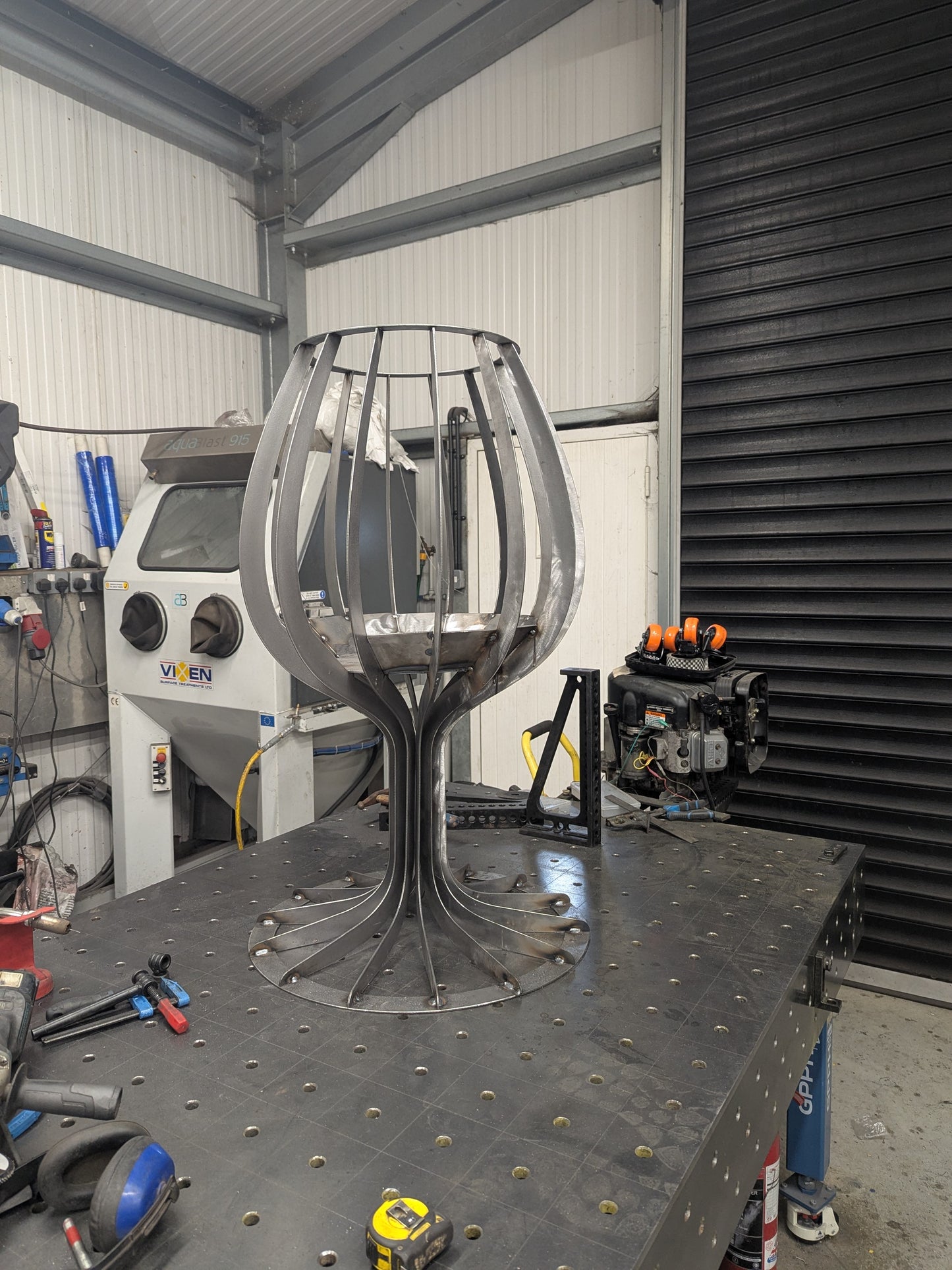 Wine Glass shaped Fire Pit