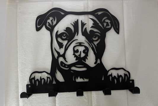 Staffordshire Bull Terrier Lead/Key holder